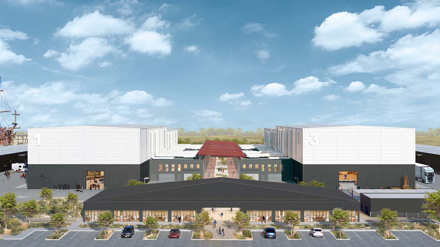 Artists impression of Perth Film Studios