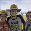 students-ready-to-dismount-from-the-flying-fox-platform